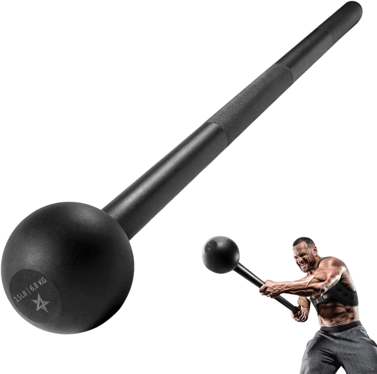 Steel Mace Bell — Entrenamiento de Fuerza Total | 5 a 30 lbs - MJ Trends