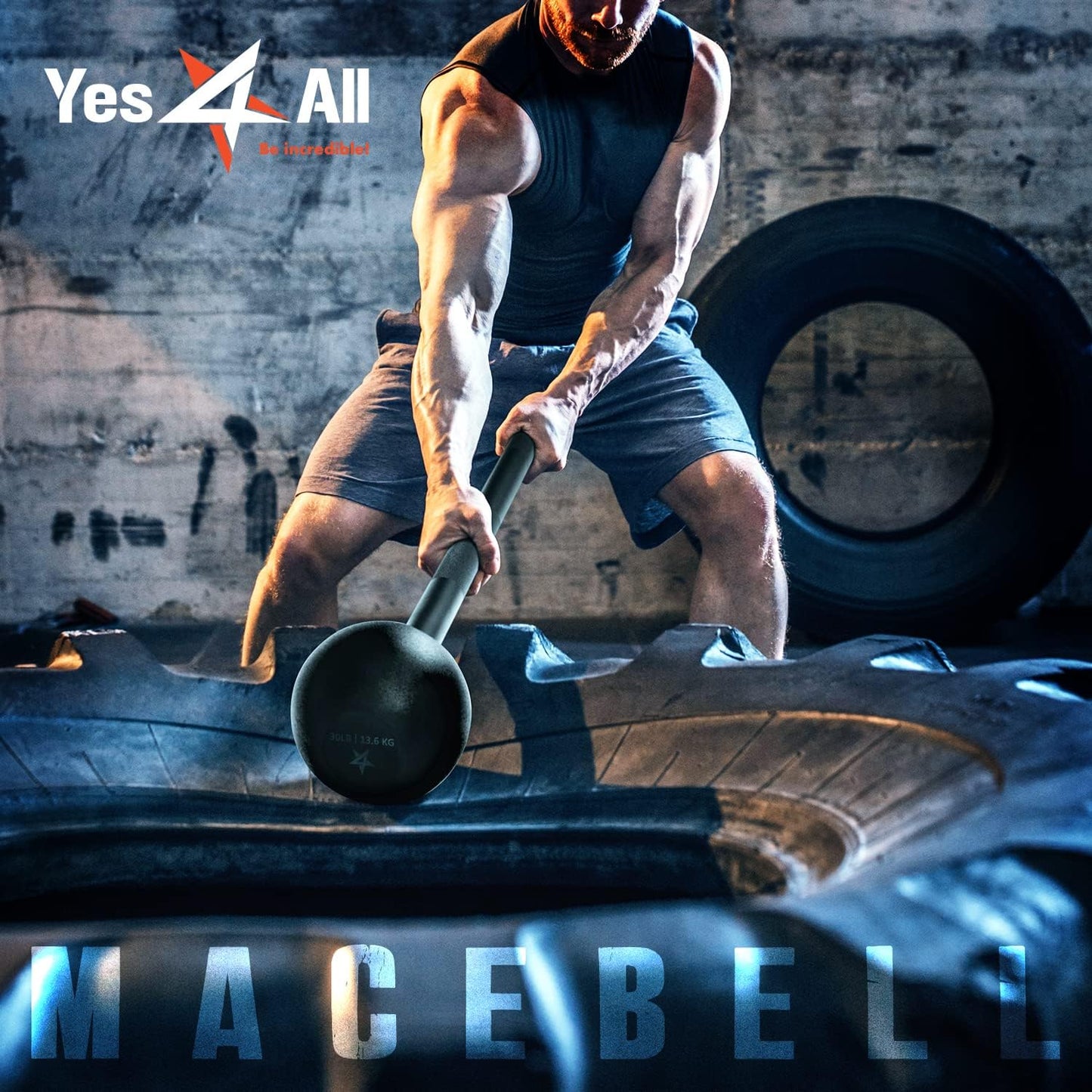 Steel Mace Bell — Entrenamiento de Fuerza Total | 5 a 30 lbs - MJ Trends
