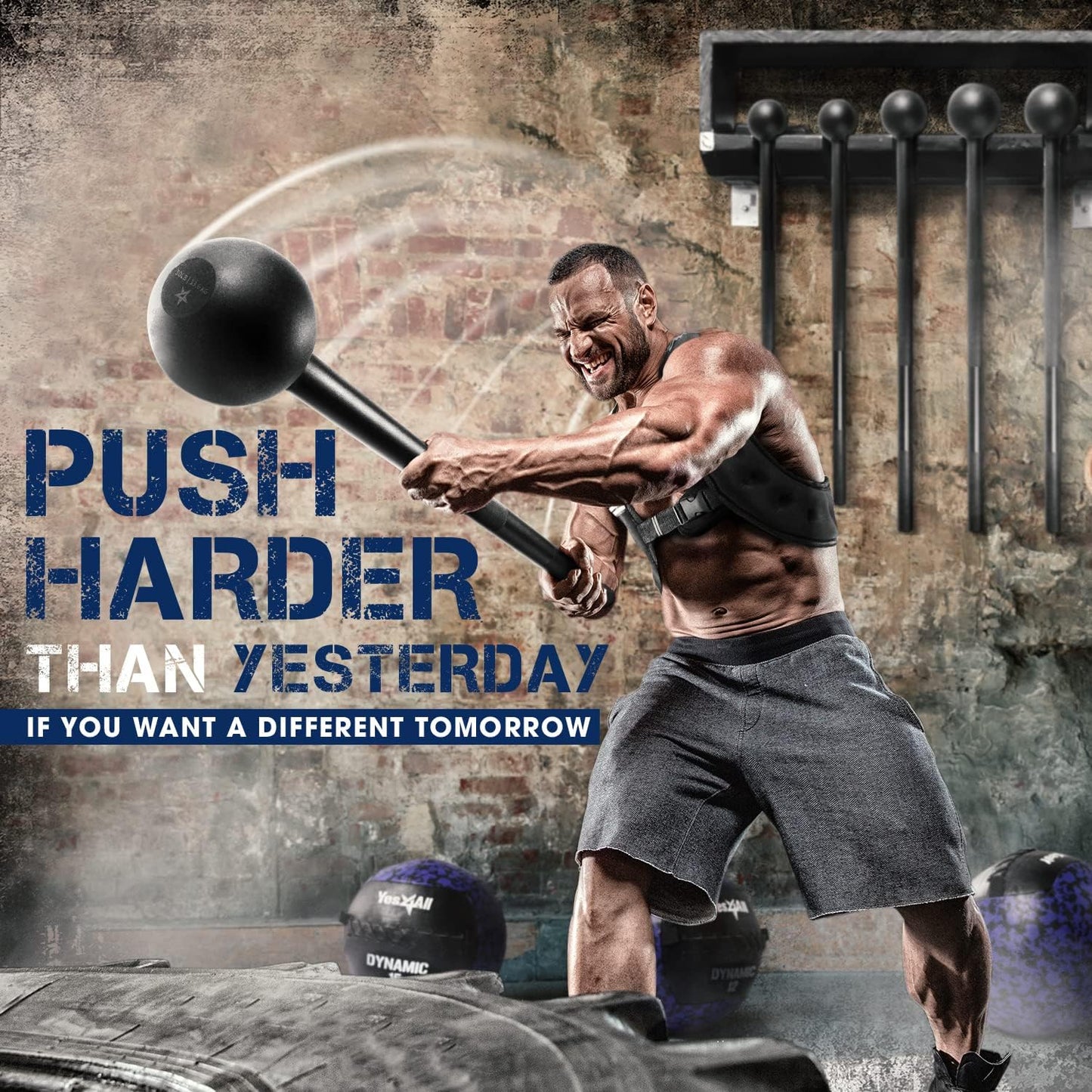 Steel Mace Bell — Entrenamiento de Fuerza Total | 5 a 30 lbs - MJ Trends