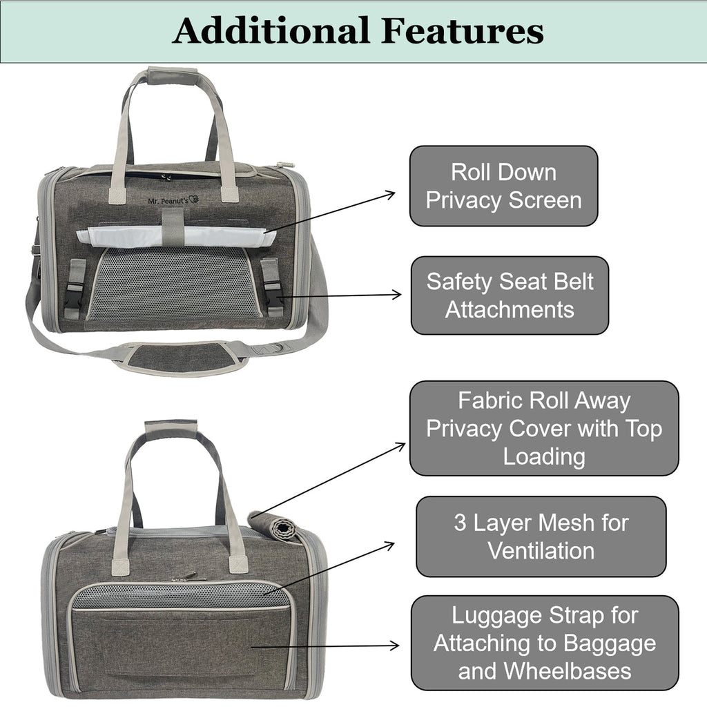 Mr. Peanut's Airline-Approved Expandable Pet Carrier