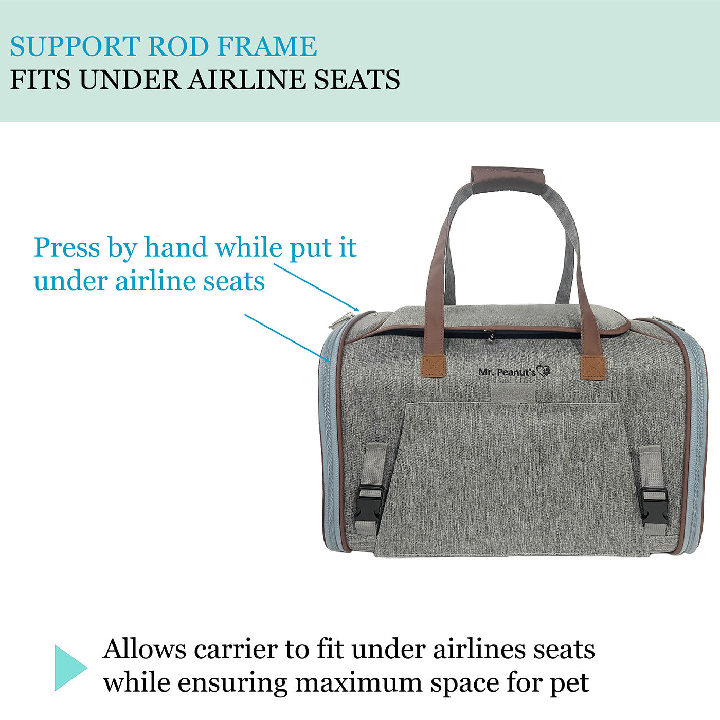 Mr. Peanut's Airline-Approved Expandable Pet Carrier