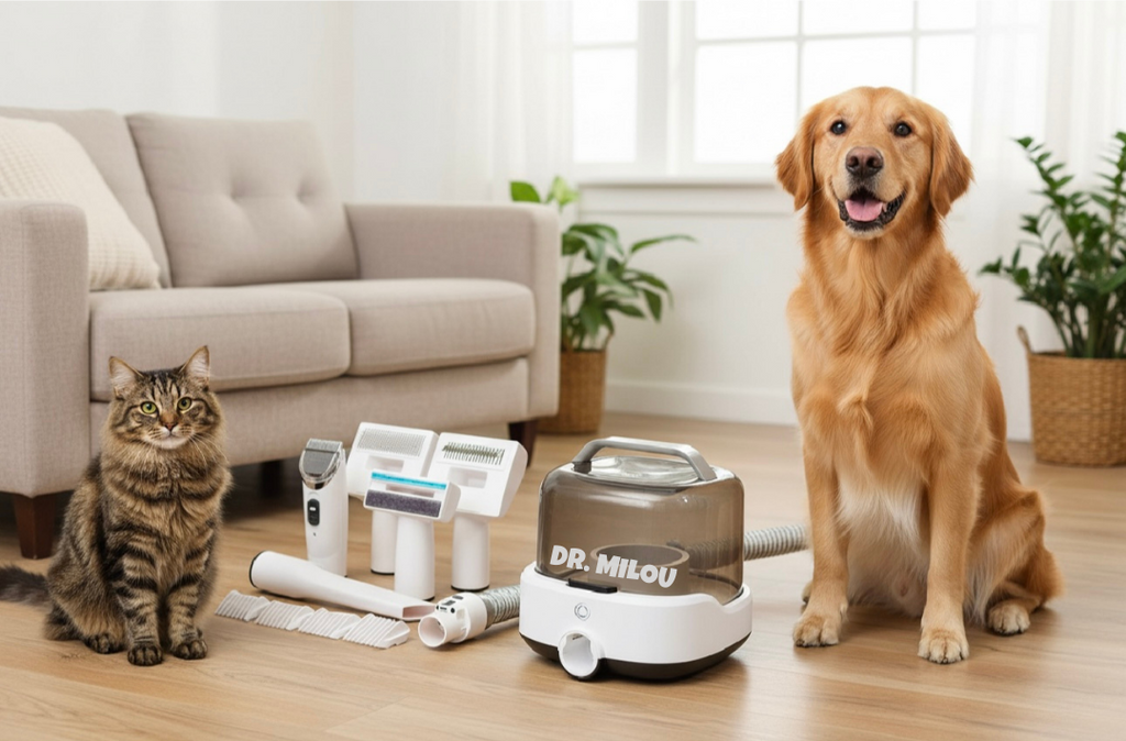 CalmCare™ Cordless Vacuum Pet Grooming Kit – Mess-Free at Home