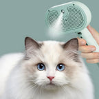 Steam Spray Pet Grooming Comb | Self-Cleaning Hair Remover Brush for Cats & Dogs