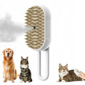 3-in-1 Steam Spray Pet Grooming Brush | Massage, Deshed & Clean for Cats & Dogs
