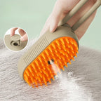 3-in-1 Steam Spray Pet Grooming Brush | Massage, Deshed & Clean for Cats & Dogs