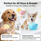 2-in-1 Pet Bath & Massage Brush – Silicone Grooming Tool with Shampoo Dispenser for Dogs & Cats