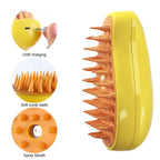3-in-1 Steam Spray Pet Grooming Brush | Massage, Deshed & Clean for Cats & Dogs