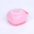 2-in-1 Pet Bath & Massage Brush – Silicone Grooming Tool with Shampoo Dispenser for Dogs & Cats