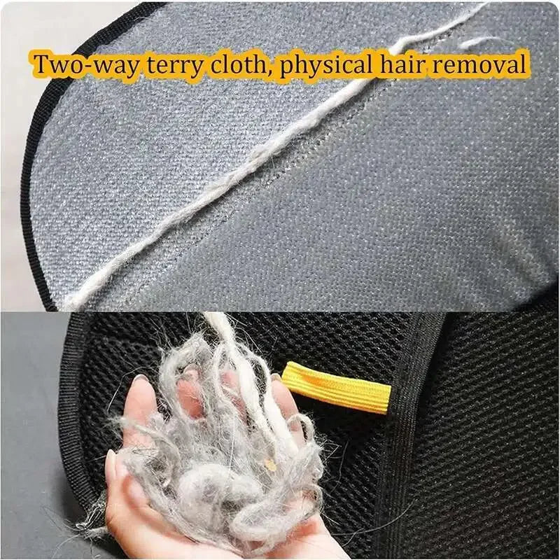 Pet Hair Removal Gloves – Double-Sided Grooming & Lint Cleaner for Cats & Dogs