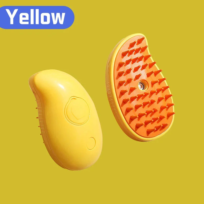 3-in-1 Steam Spray Pet Grooming Brush | Massage, Deshed & Clean for Cats & Dogs
