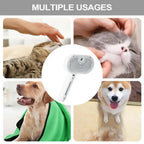 Steam Spray Pet Grooming Comb | Self-Cleaning Hair Remover Brush for Cats & Dogs