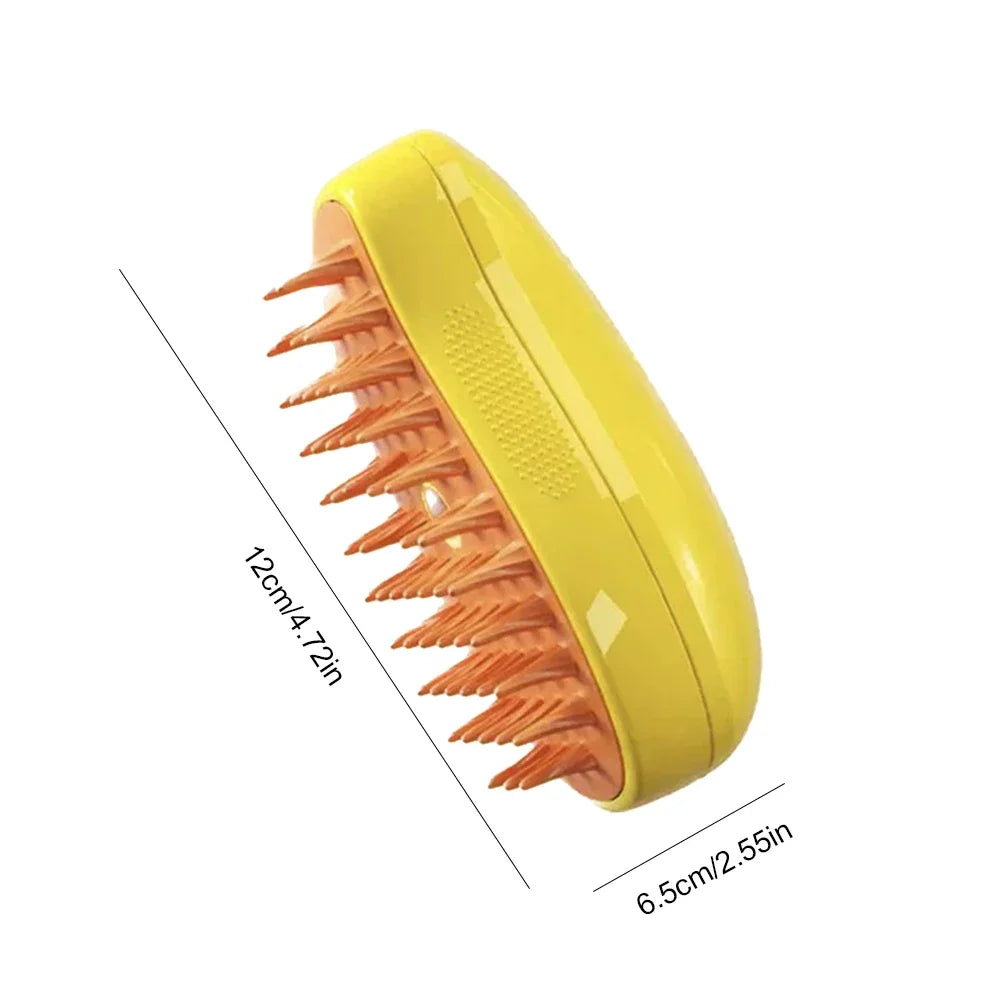 3-in-1 Steam Spray Pet Grooming Brush | Massage, Deshed & Clean for Cats & Dogs