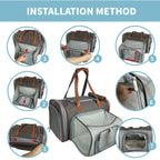 Mr. Peanut's XL Expandable Airline-Approved Pet Carrier
