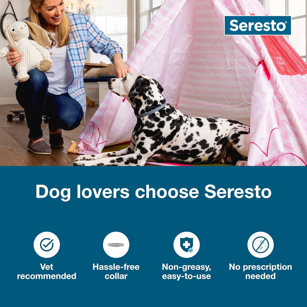 Seresto Flea & Tick Collar for Dogs — 8-Month Protection - MJ Trends